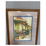 STREET SCENE WATERCOLOR