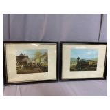 PR OF FRAMED WESTERN PRINTS