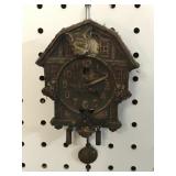 KEEBLER CLOCK CO. MINIATURE CUCKOO CLOCK