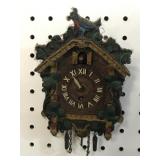 LUX CLOCK CO. MINIATURE CUCKOO CLOCK