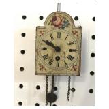 MINIATURE FLORAL CLOCK