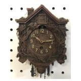 LUX CLOCK CO. MINIATURE CUCKOO CLOCK