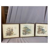 SET OF 3 CAPTAIN MORGAN PRINTS