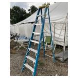 WERNER ALUMINUM 8 FT A FRAME LADDER