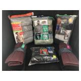 6 PC LOT OF UNOPENED MENS POCKET TEES/BOXERS