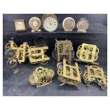 LOT OF CLOCK PARTS