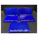 QUANTITY 5 1968 US PROOF COIN SETS