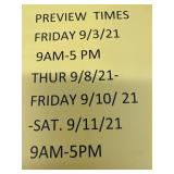 Preview times