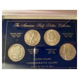 AMERICAN SILVER HALF DOLLAR COLLECTION