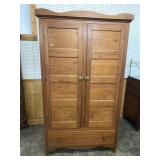 WALNUT PEGGED WARDROBE