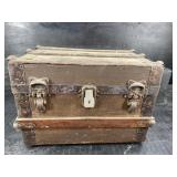 RARE SALESMAN SAMPLE SMALL VICTORIAN TRUNK