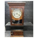 ANTIQUE INTERNATIONAL TIME RECORDER TALL COCK
