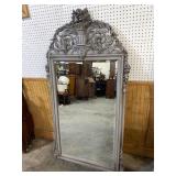 EARLY HAND CARVED HEAVY BEVELED DECORATOR PRINT