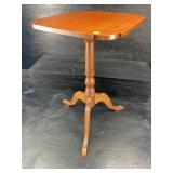 CHERRY CANDLESTAND SIGNED J.L. COOKE HANDMADE