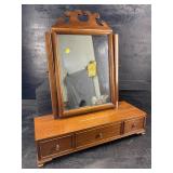 SOLID MAHOGANY SHAVING MIRROR BY BIGGS