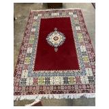 9 FT X 5 FT 8 IN HAND KERMAN RUG