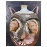 JACK PHILLIPS KNIGHTDALE INDIAN FACE JUG POTTERY