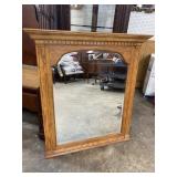 PA HOUSE OAK BEVELED MIRROR