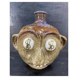 JACK PHILLIPS KNIGHTDALE NC AUCTIONEER FACE JUG