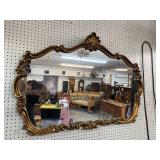 GOLD CARVED FRENCH MIRROR