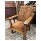 CHILD SIZE OAK MORRIS CHAIR