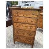 OAK TALL CHEST