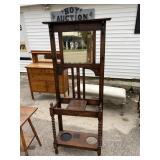 OAK BARLEY TWIST HALLTREE