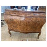 ITALIAN OLIVE WOOD 4 DRAWER BOMBAY CHEST