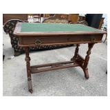 WALNUT VICTORIAN 1 DRAWER WRITING TABLE