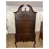 SOLID MAHOGANY HIGH BOY