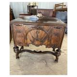 WALNUT CARVED SERVER