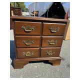 SOLID CHERRY 3 DRAWER NIGHTSTAND