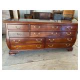CHERRY PA HOUSE 10 DRAWER DRESSER
