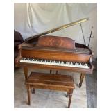 DOLL AND SONS BABY GRAND PIANO