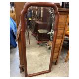 HENKEL HARRIS CHERRY BEVELED MIRROR