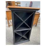 MODERN PAINT DECORATED WINE CABINET