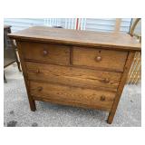 OAK 4 DRAWER CHEST