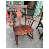 MAHOGANY ROCKER