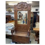 EXTRA LARGE OAK HALLTREE