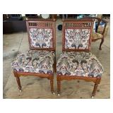 PAIR OF EASTLAKE SIDE CHAIRS