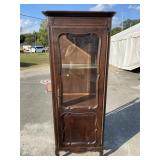 EARLY 20TH CENTURY COUNTRY FRENCH TALL CURIO