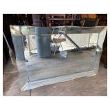 LARGE MID CENTURY MIRROR