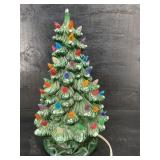 VINTAGE CERAMIC CHRISTMAS TREE WORKING