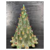 VINTAGE LARGE CERAMIC CHRISTMAS TREE NO BASE