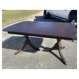 MAHOGANY DINING ROOM TABLE