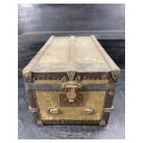 ANTIQUE DOLL TRUNK WITH TRAY