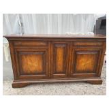 EXTRA LARGE PINWHEEL INLAID OAK BUFFET