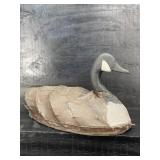 LARGE OLD CANVAS BACK GOOSE DECOY MADE BY BEASLEY