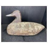 EARLY WOOD CARVED DECOY