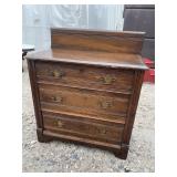 3 DRAWER EASTLAKE STYLE CHEST